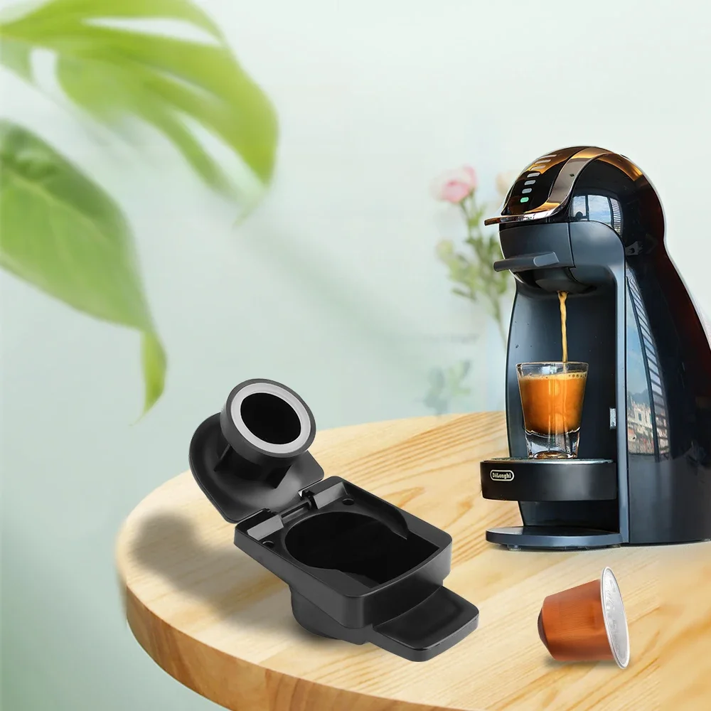 Adaptateur de capsule ICafilas, dosette de café réutilisable Compatible en acier inoxydable pour Dolce Gusto pour pièces de Machine à café