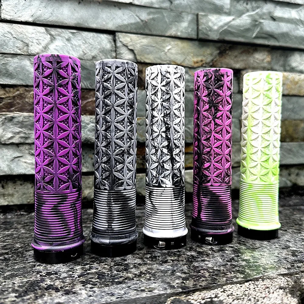 AliExpress Aofda Universal Bicycle Handle Grip Mixed Color Single-side Lock Sealed Rubber Slip-resistant Folding Mtb Mountain Bike Grips Parts