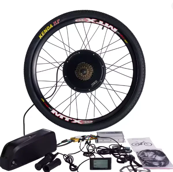 

CSC Kit de Conversión para Bicicleta Eléctrica 48V 1000W / 1500W con Batería, Compatible con Ruedas de 26", 27.5" y 29", Motor s