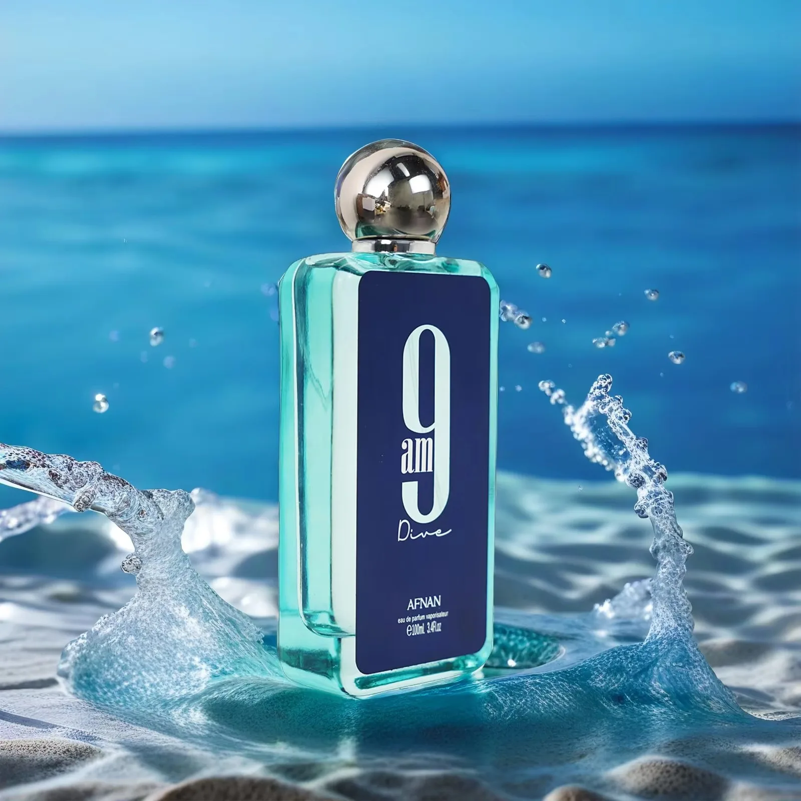 Afnan 9AM Dive Unisex Eau de Parfum - 100ml/3.4fl.oz - 1 زجاجة