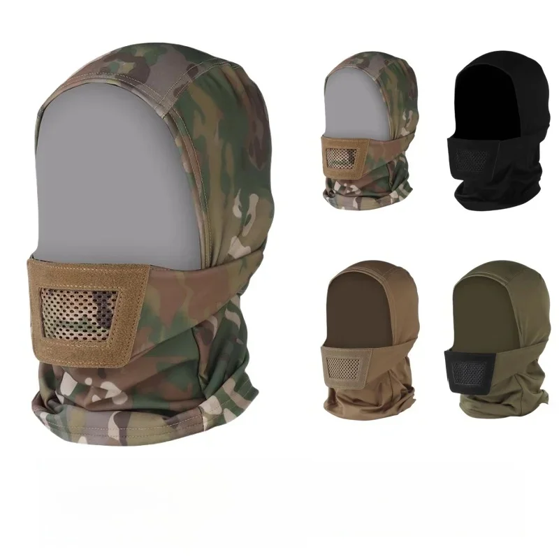 AliExpress Outdoor Airsoft Mask for Men Sport Mask Headgear Full Face Protection Knight Headwear for Paintball Camping Sport Cycling
