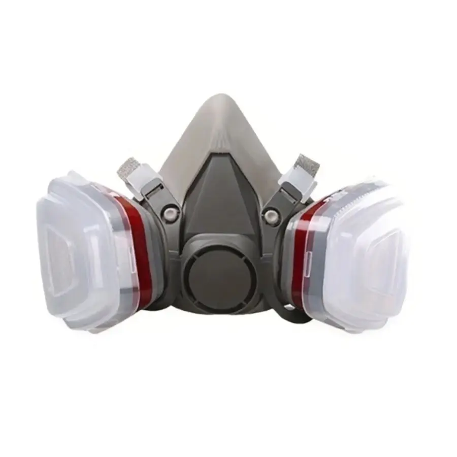 Original 6200 Respirator Reusable Half Face Cover Gas Mask with Cotton Filter for Painting Spray Polishing Work Safety