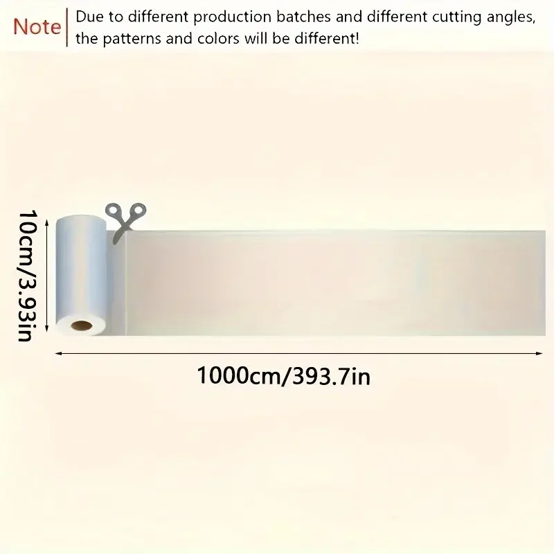 1PC 10m/393.7inch PVC Wall Stickers for Living Room Window Edge Decorations Door Waistline Closet Waterproof Self-Adhesive DIY