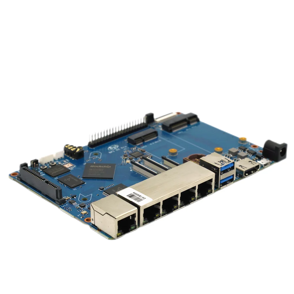 

Banana Pi Router BPI-R2 PRO Rockchip RK3568 Quad-core ARM Cortex-A55 CPU Opensource Smart Router, Single Board Computer