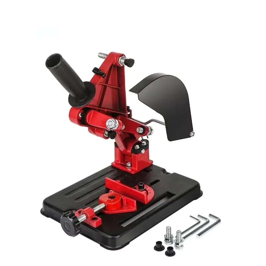 Angle Grinder Stand Holder Angle Grinder Bracket Holder for 100-125MM Cutter Angle Grinder Cast Iron Base Power Tool Accessory