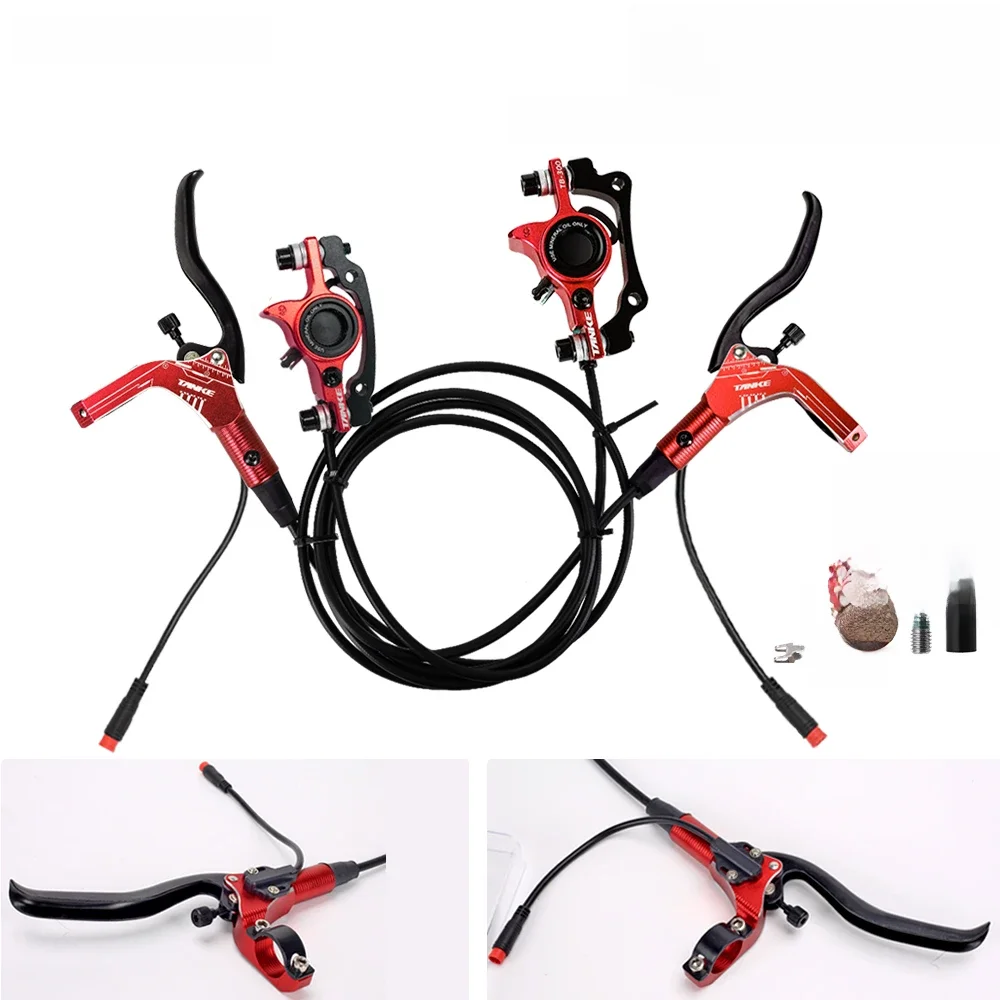 AliExpress TANKE E-Bike MTB Hydraulic Disc Brake Set Electric E Scooter Power Control Shifter Bicycle Brakes