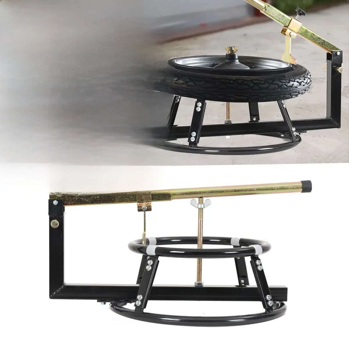 AliExpress NONE Tire Change Stand Motorcycle Portable Bike Tire Changer Bead Breaker, Suits 16''-21" Wheel