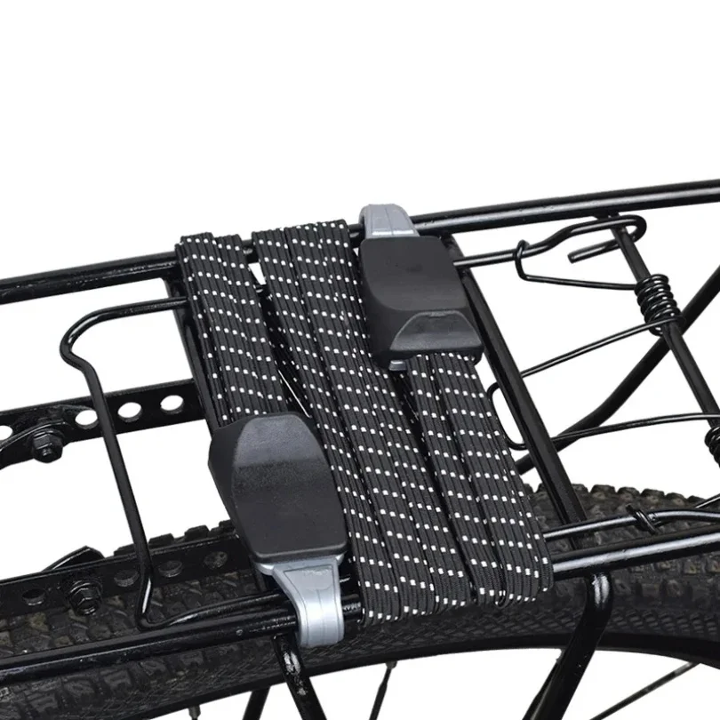 AliExpress Bicycle Motorcycle Luggage Rope Elastic Carrier Rack Straps Rubber Belt Buckle Rope Belt With Hook Mountain Bike Bag Accessories