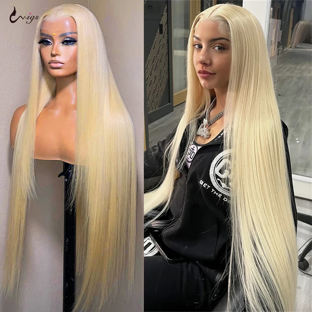 

Buy One Get One Free 2 Wigs Blonde Lace Front Wig Human Hair 613 Lace Frontal Wig 13x4 Straight Wigs Cheap Wigs Clearance Wig