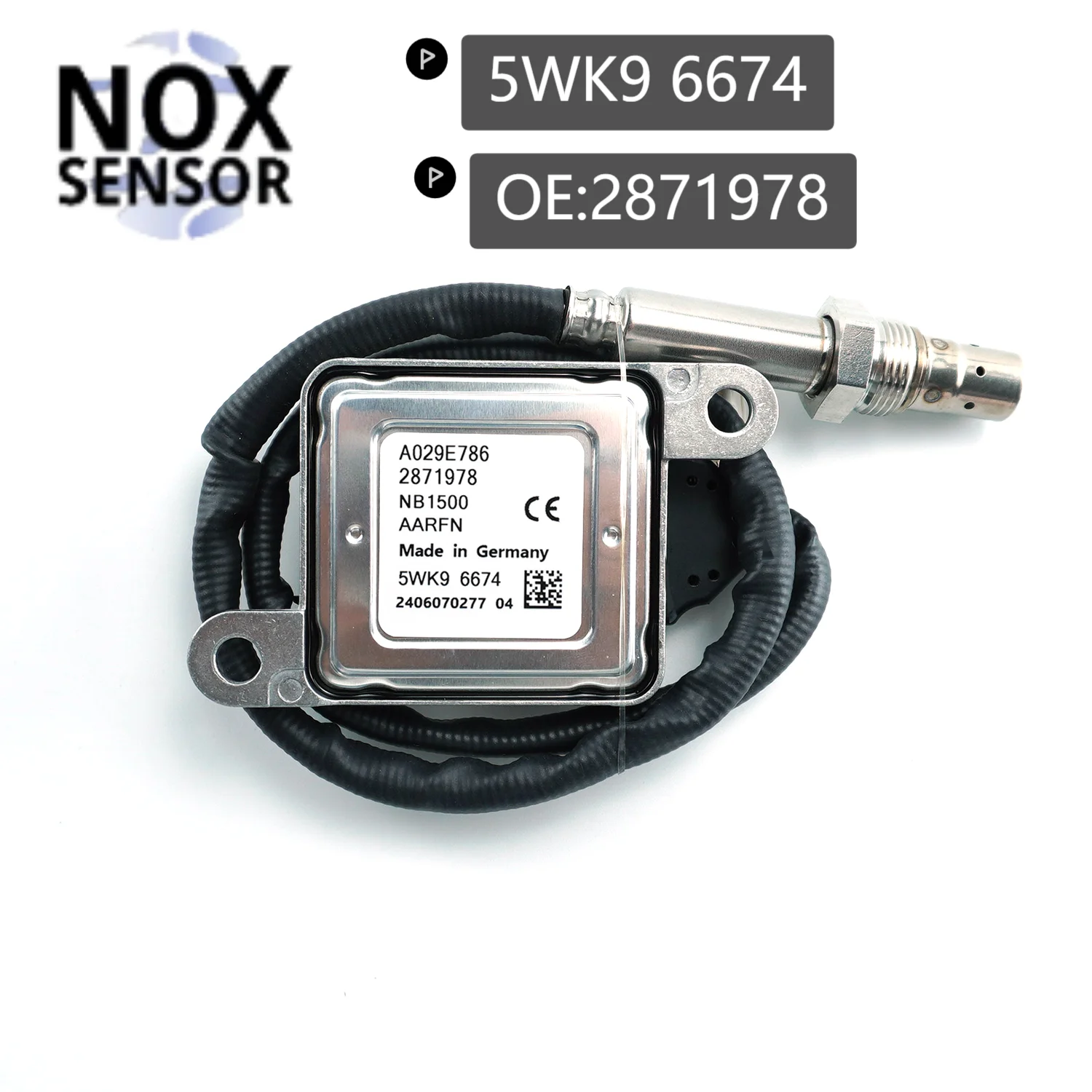 5WK9 6674 Factory Hot Sale Nitrogen Oxide Nox Sensor 5WK9 6674 2871978  for Cummins