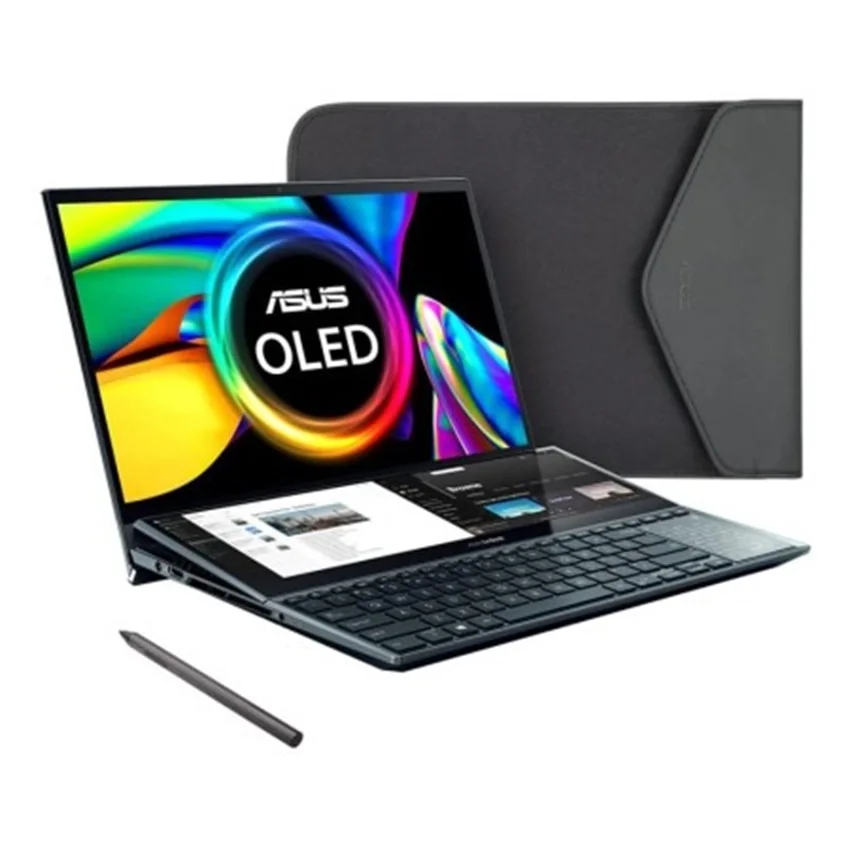 عرض خاص بسعر مخفض لـ 2024 Zen- book Pro Duo UX582 i9-10980HK/RTX 3070 شاشة لمس 15 بوصة OLED 4K UHD 32GB 1 تيرا بايت SSD