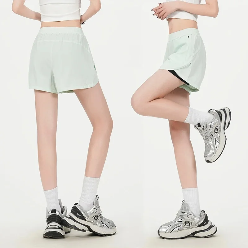 AliExpress Ippolich Women's Running Shorts with Pocket Lightweight Cycling Shorts with Liner Athletic Gym Summer Sports Shorts