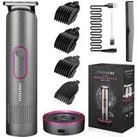 Pritech Rechargeable Hair Clipper and Trimmer for Men and Women,Electric Shaver Razor for Body Beard,Barber Grooming Set