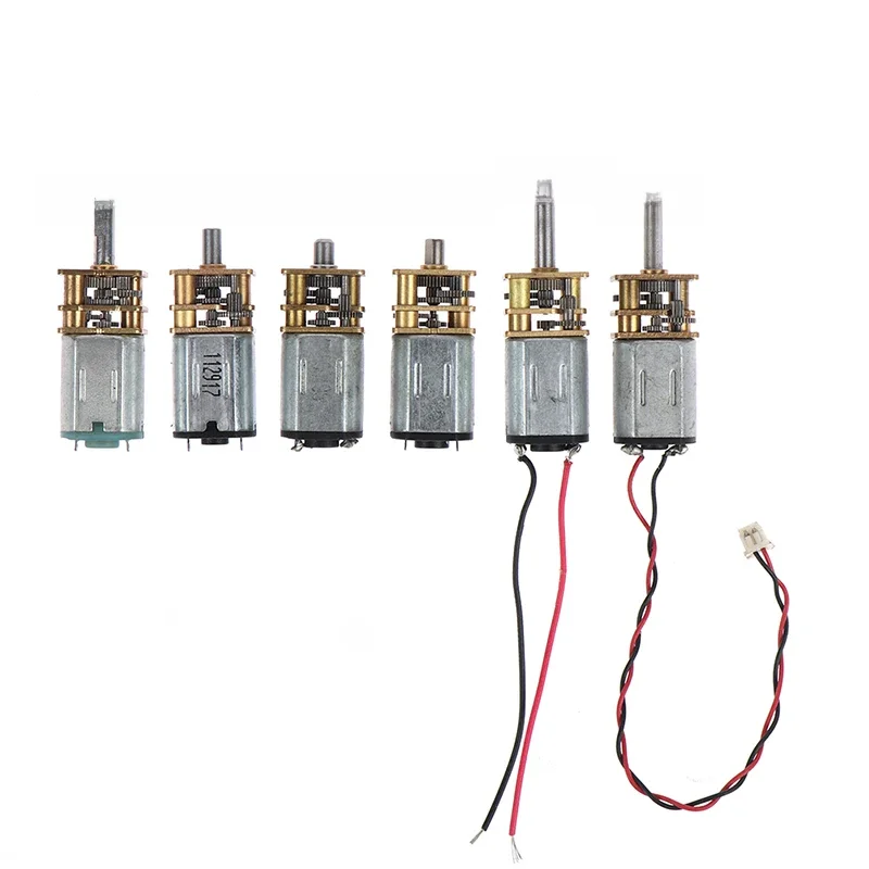 Mini N20 Tandwielmotor Dc 3V-12V Langzame Snelheid Volledig Metalen Versnellingsbak Versnellingsbak Elektrische Motor Groot Koppel Diy Speelgoed Robot - afbeelding 2