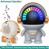 New wireless Bluetooth astronaut astronaut speaker TWS couplet cute desktop space robot subwoofer Bluetooth speaker outdoor gift