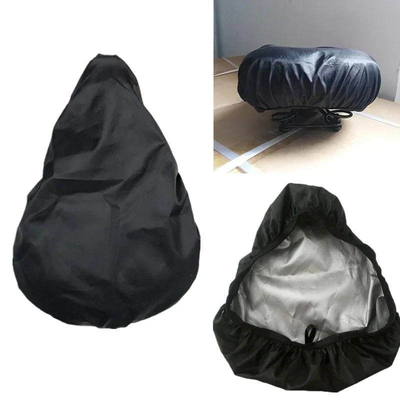 AliExpress 1 Piece Black & Silver Cycling Bicycle Saddle Covers Waterproof Saddle Protection Prevent Bicycle