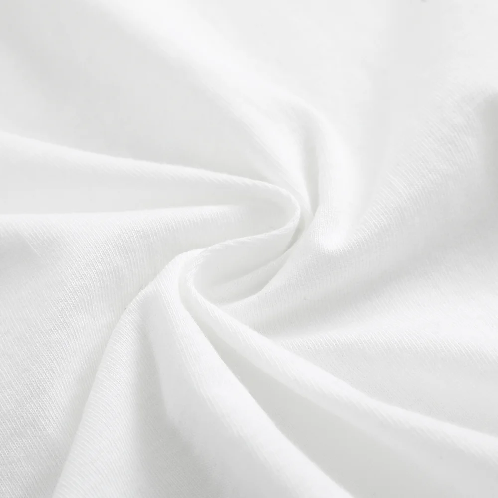 Sommertrendartikel für Damen, Shark & Island aus reiner Baumwolle – bedrucktes T-Shirt, Coole Atmosphäre zum Mitnehmen für den täglichen Gebrauch