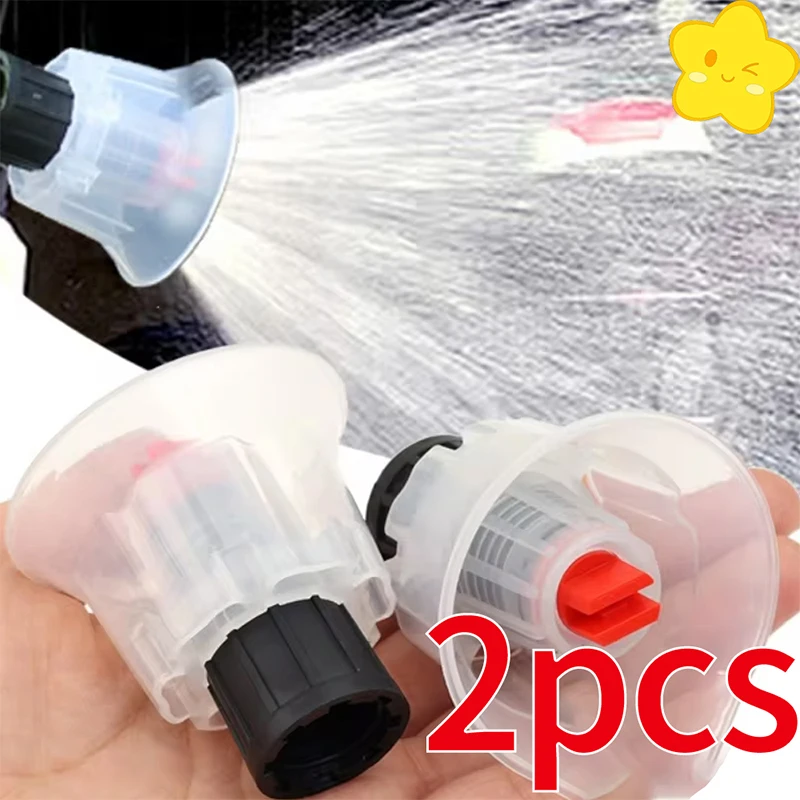 

1/10PCS Foam Nozzles Car Wash Liquid Foam Spray Nozzles Windscreen Fan Foam Nozzle Internal Thread 16mm Car Wash Water Gun