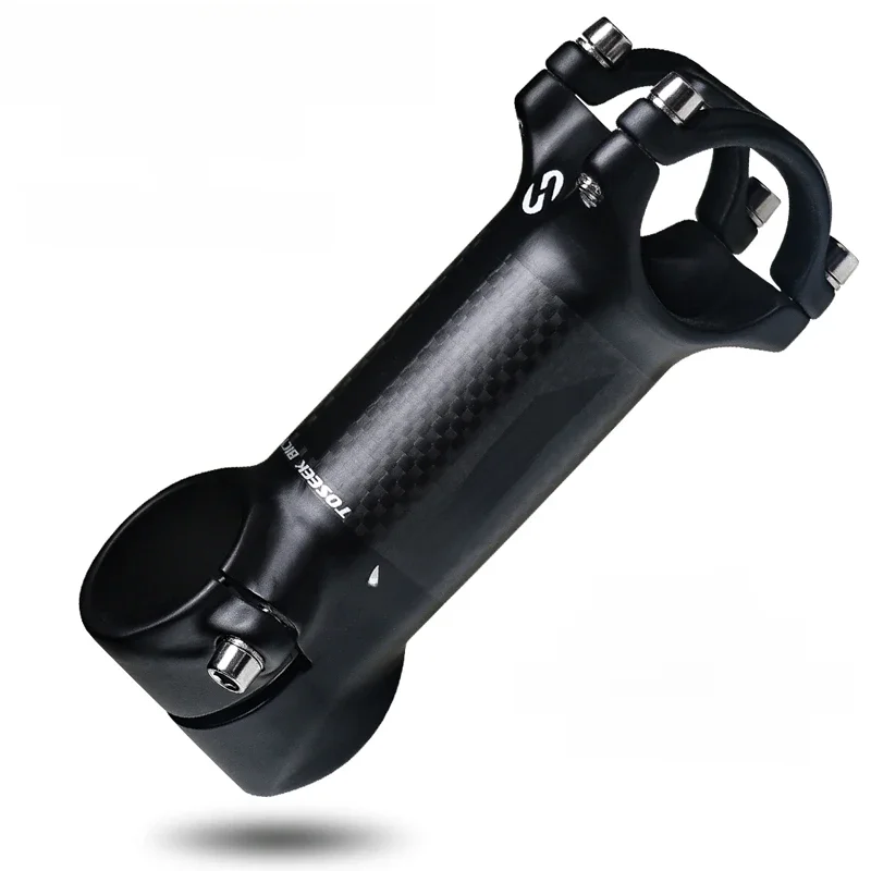 AliExpress TOSEEK Bicycle Handlebar Stem Carbon Aluminum Road MTB Bike Stem Ultralight 31.8 MTB Power