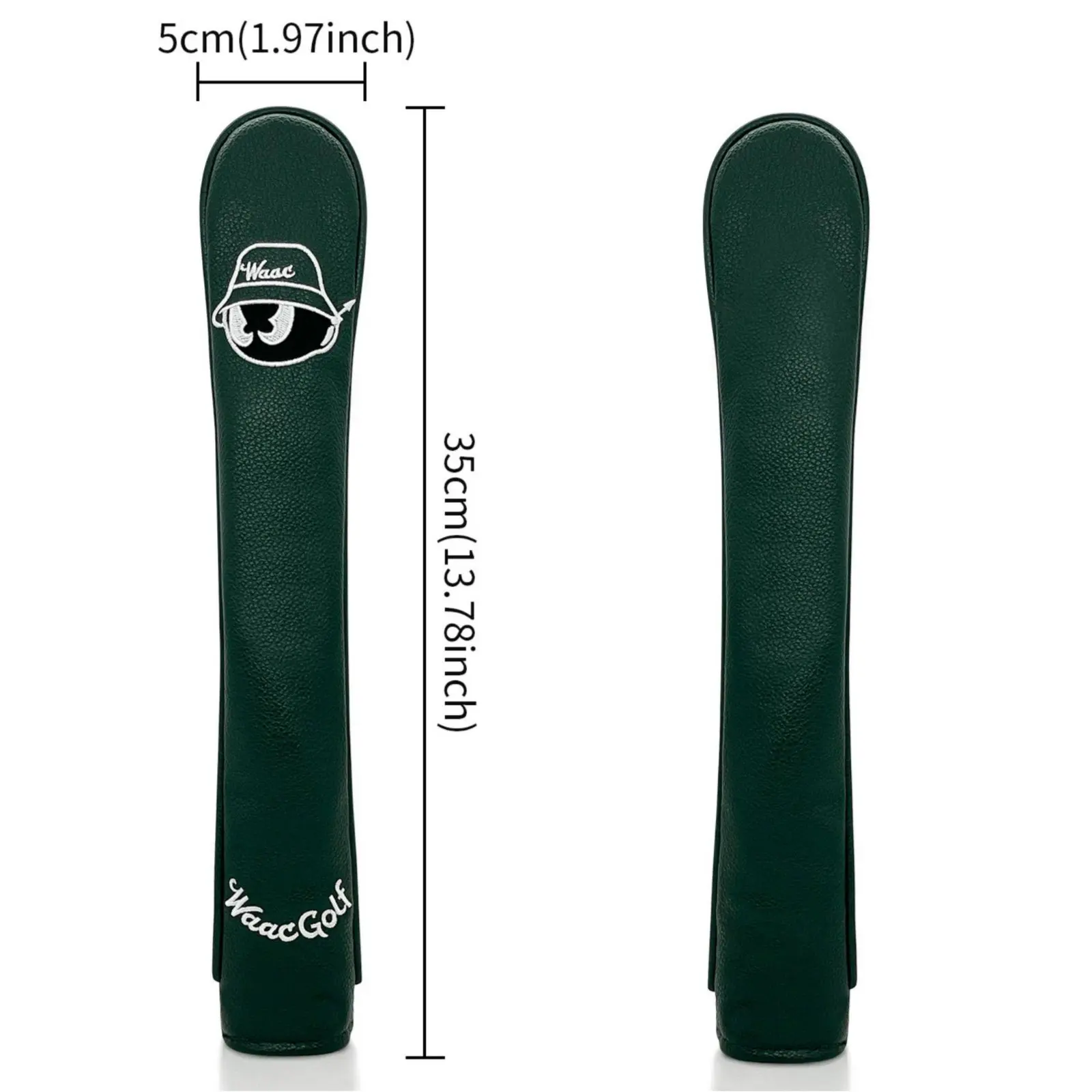 1Pcs PU Leather Golf Alignment Stick Cover  Dustproof Direction Rod Protective Sleeve For Outdoor Golf Course Training Equipment image 6