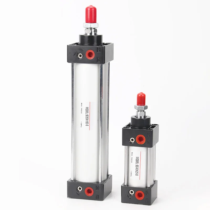 SC80X300-S Double-Acting Air Piston Cylinder Customizable Large Mini Thin Size for Precision Industrial Applications