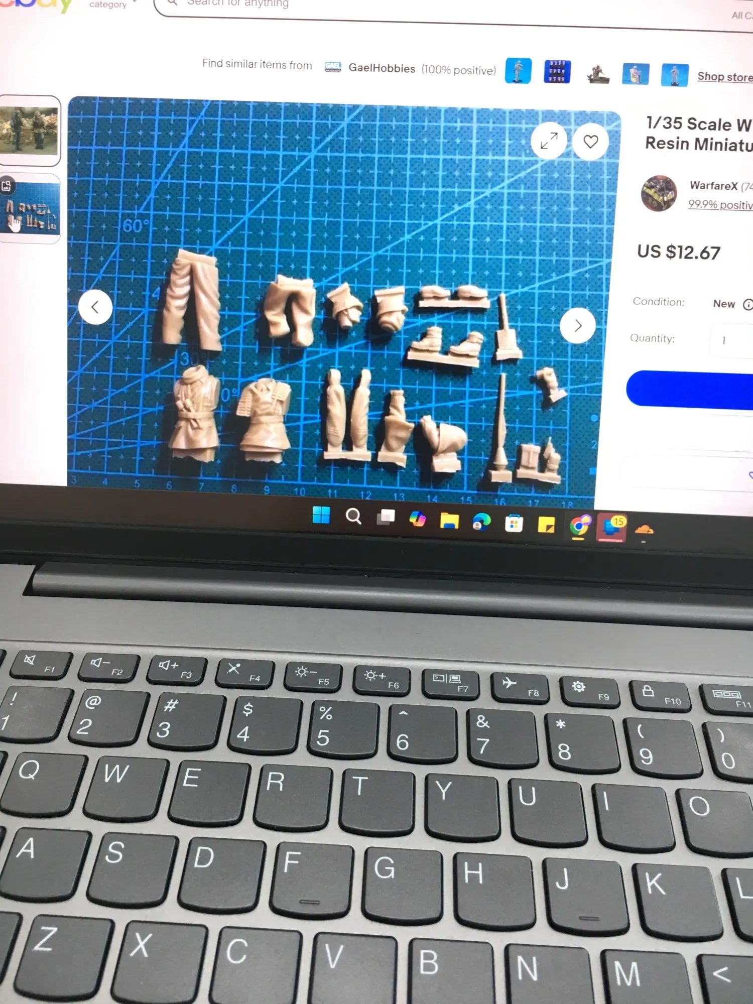 Buyer photo of this resin kit