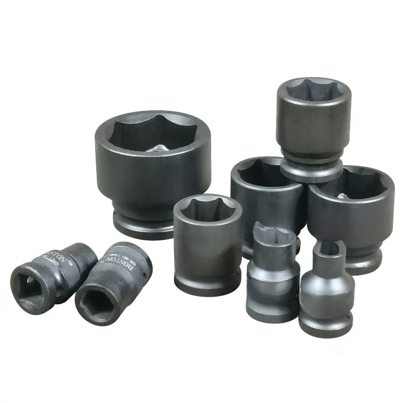 1/2 "Krótkie gniazdo udarowe Adopter Gniazda pneumatyczne 6-punktowe 10 12 13 14 16 17 18 19 34 36 38 41 46 mm do elektrycznego pneumatycznego udarowego — zdjęcie 2