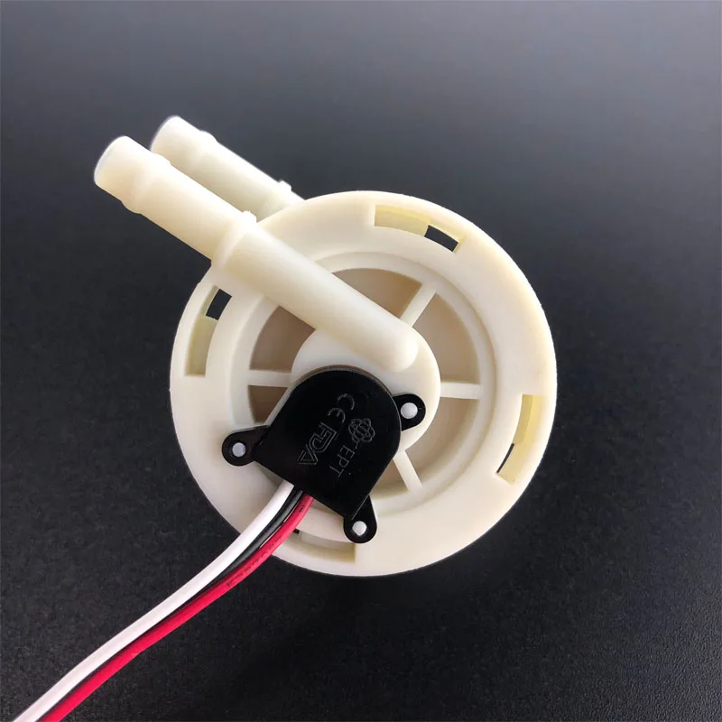 Food Grade High Precision Hall Water Flowmeter With Pin Plug Or Wire Connector Coffee Machine High Precision Liquid Flow Meter