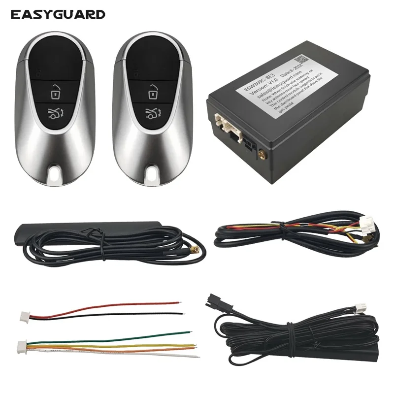 EASYGUARD PKE Smart Key system for 2014+ Benz FBS4 cars with factory OEM push start button Plug play installation