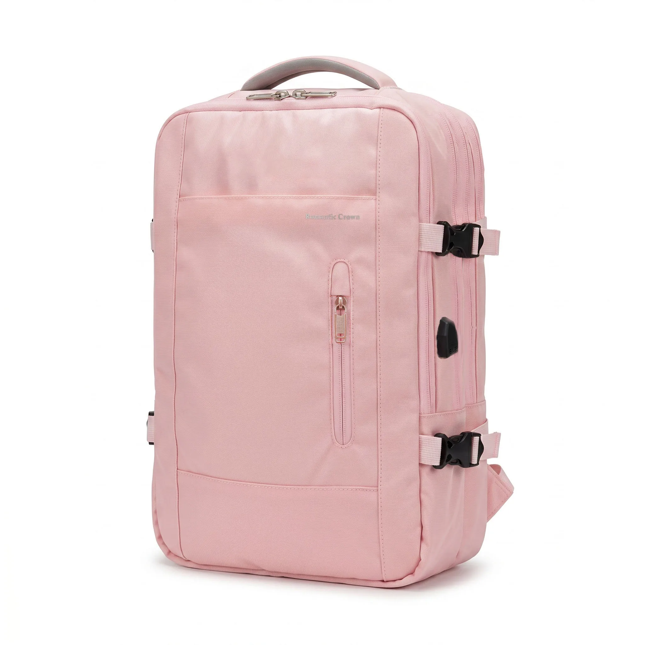 Large Capacity Expandable Carry-On Travel Backpack with USB Port and Luggage Sleeve, Water Resistant Laptop Backpack with USB Charging Port, Large Weekender Backpack, 4 Colors Available