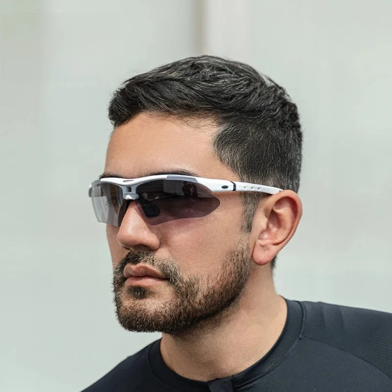 AliExpress ROCKBROS Bicycle Glasses Photochromic Cycling Sports Sunglasses Eyewear Men Women UV400 Outdoor MTB Road Bike Goggles Glasses