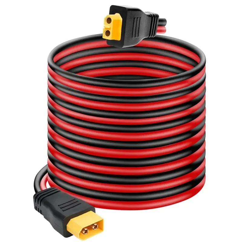 6m 3m 1,5m 12AWG XT60 Stecker auf XT60 Buchse Ladekabel für ALLPOWERS R600 R1500 R2500 Ecoflow River Delta Etc. Solargenerator