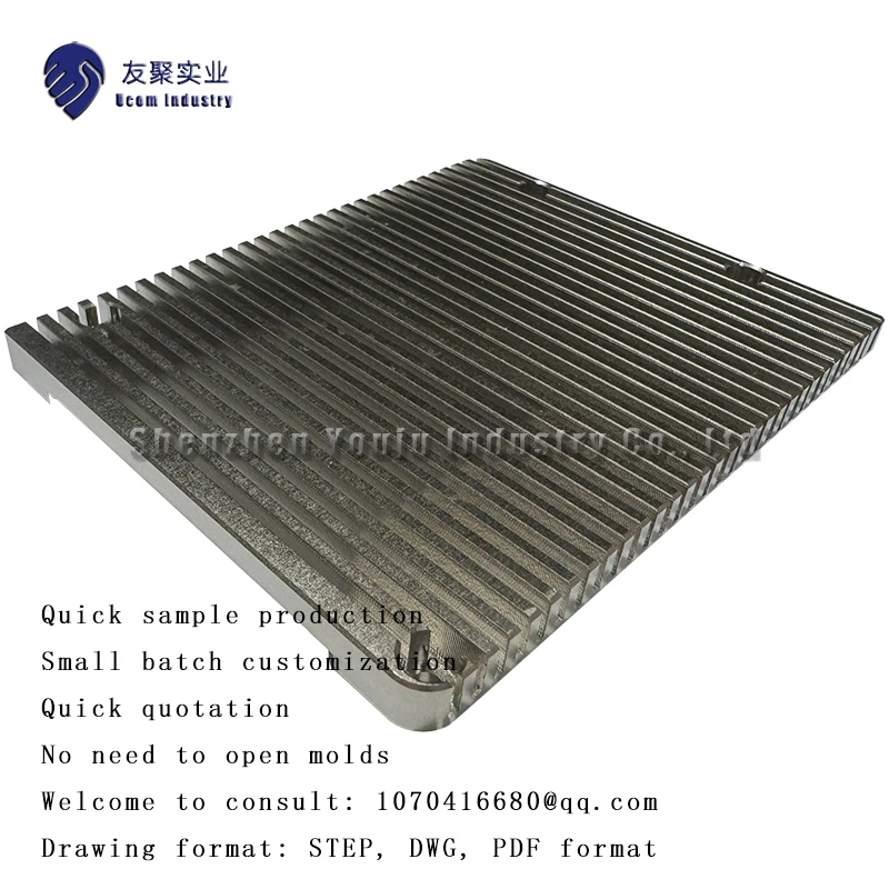 Custom Buckle Fin Heat Sink As Per Design Zipper Aluminum Heatsinks Radiator Servers Heat Sink For medical use
