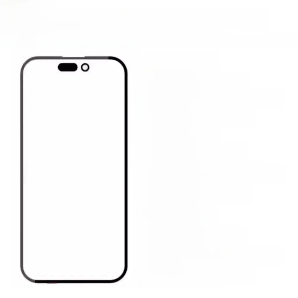 10 sztuk/partia Szkło dotykowe przednie do iPhone 16 13 14 15 Pro Max Mini z OCA, zamiennik — zdjęcie 2