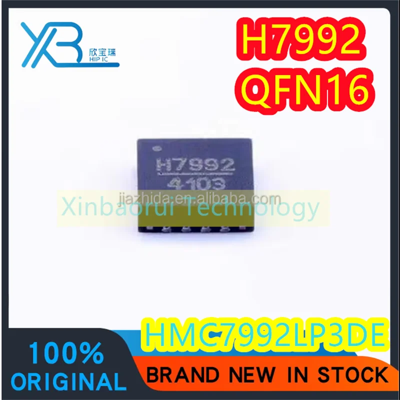 

(2/10pieces) HMC7992LP3DETR HMC7992LP3DE HMC7992 Parts Mark H7992 RF Switch Chip QFN16 Original Electronics Spot