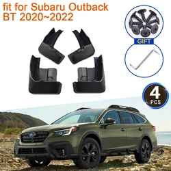 for Subaru Outback BT 2020~2022 2021 Mudflap Mudguard Anti-splash Upgrade Front Rear Wheels Fenders Car Stying 4Pcs Accessories