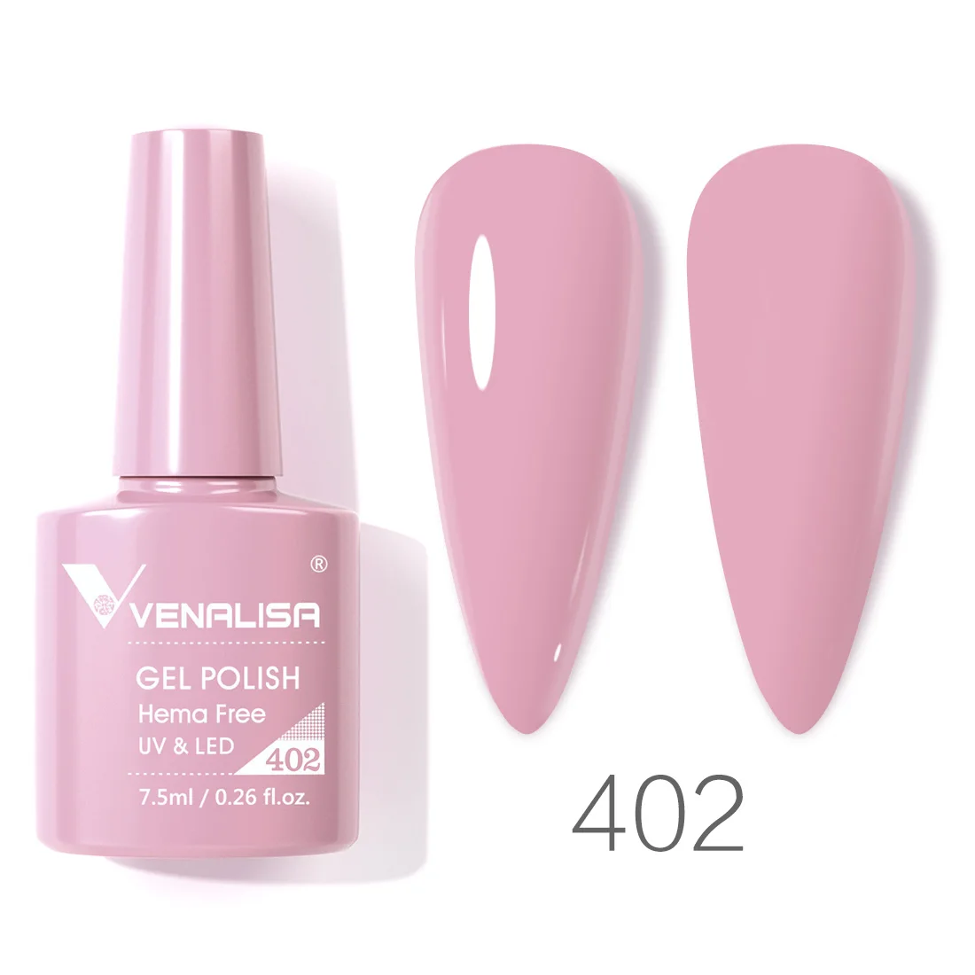 VENALISA Nagelgelpoliermittel VIP4 Pastelllack Semi Permanent Soak Off UV LED Nagelgel Lack Vollständige Abdeckung Hema Free Gel Lack