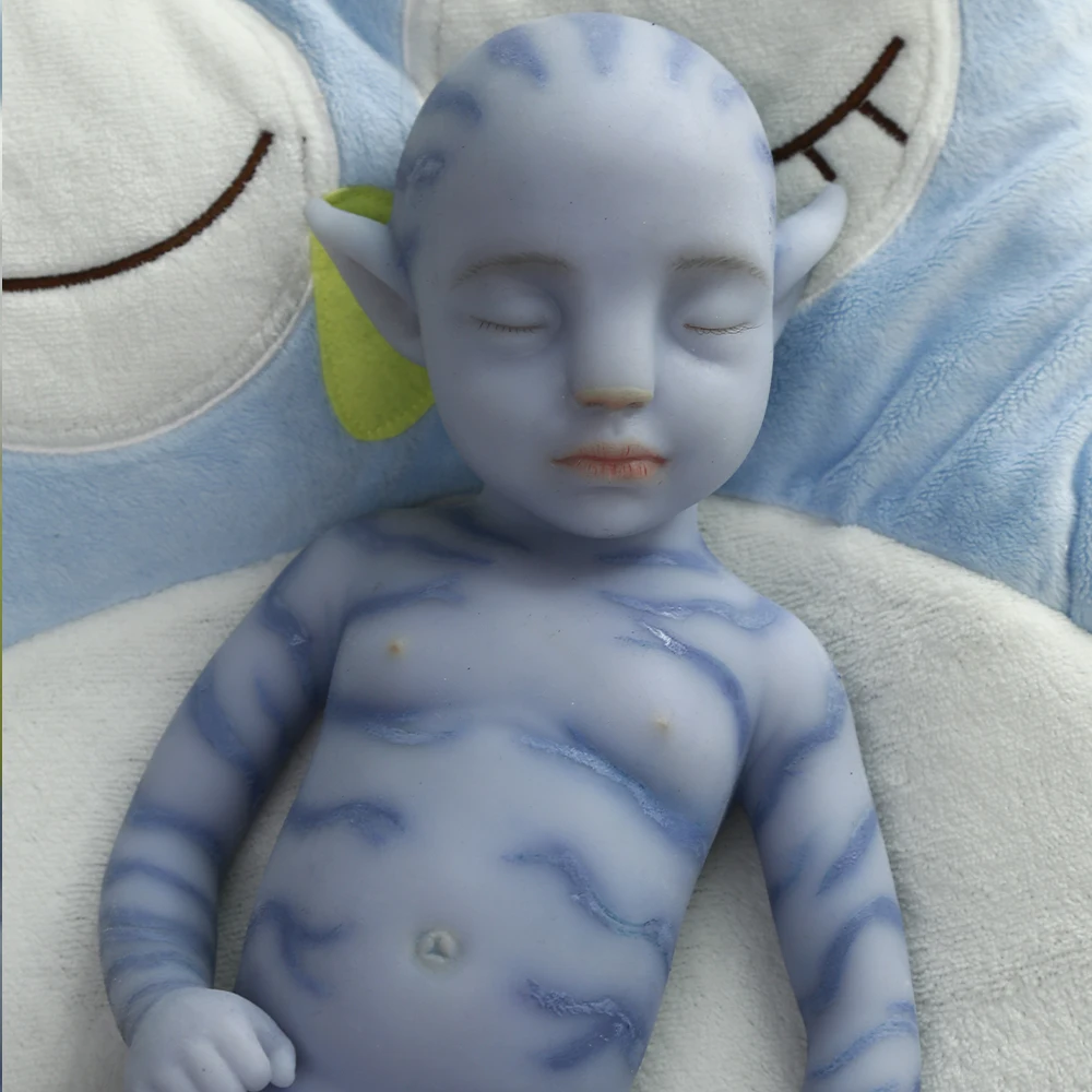 Avatar Doll Full Body Silicone Baby Fashion Dolls 46cm Reborn Babe Toy Doll Lifelike Realistic Baby Dolls Lovely Accompany Doll