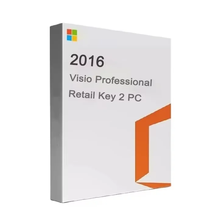 Розничный ключ Visio Professional 2016, 2 шт.