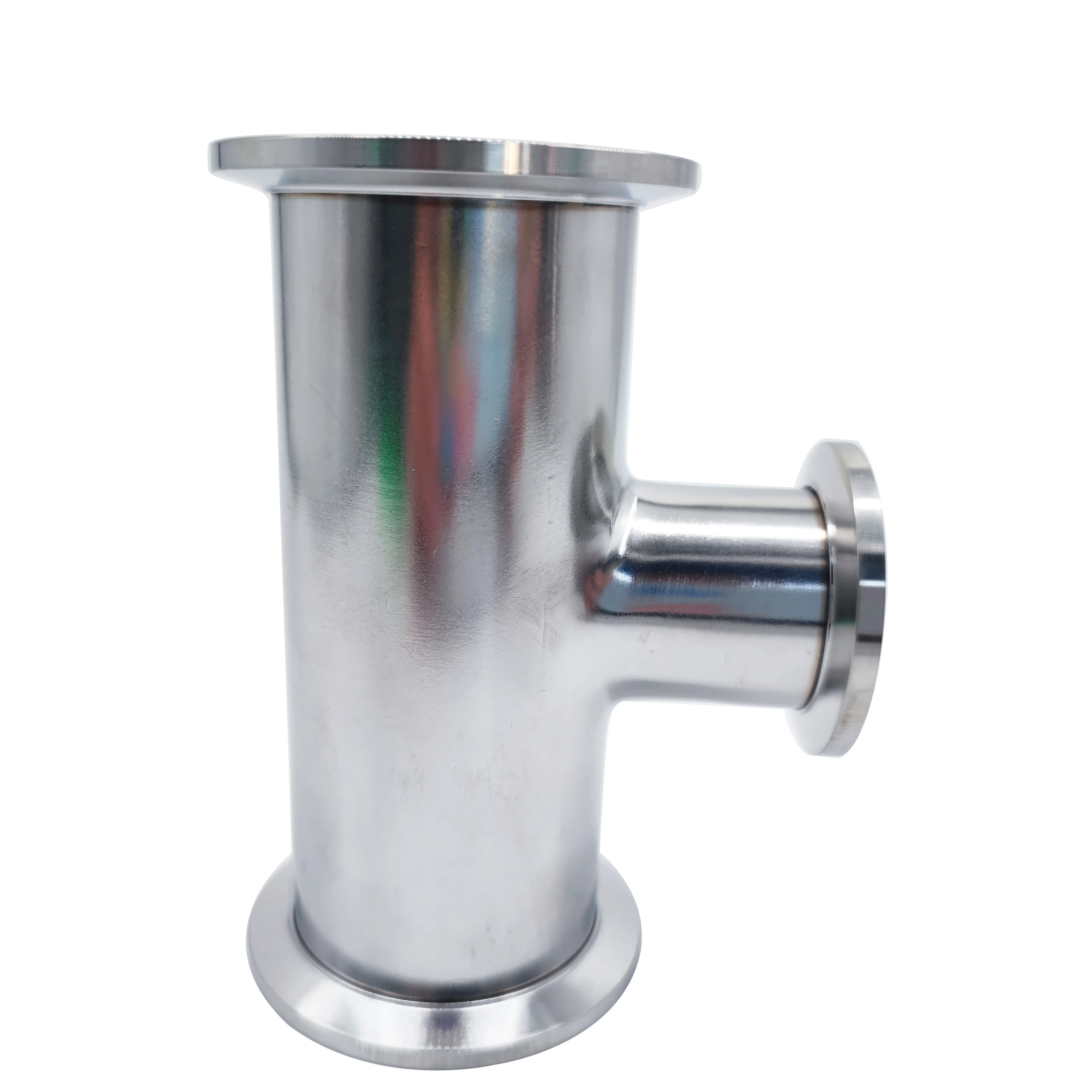 KF high vacuum tee vacuum reducer tee reducing tee KF16 KF25 KF40 KF50