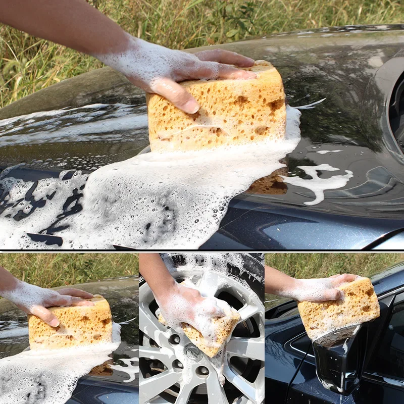 AliExpress 2PcsLarge Car Washing Sponge Car Cleaning Tyre Tool Cycle Wash Sponge Block Car Cleaning Supplies