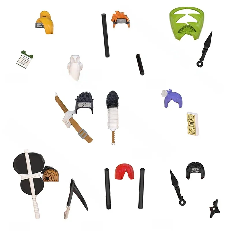 Briques de construction de dessins animés WM6106, figurines Yahiko, Nagato, Itachi, Konan, Madara, Deidara, mini jouets pour enfants, cadeaux à assembler.