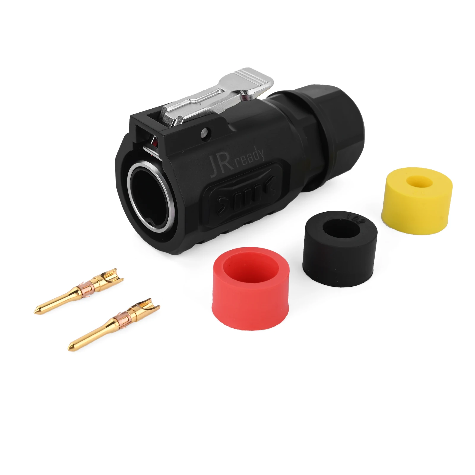 JRready CP20 2,3,4Pin Industrial Waterproof Connector,IP68 Waterproof Connector with Flange Panel Mount, 14-18AWG