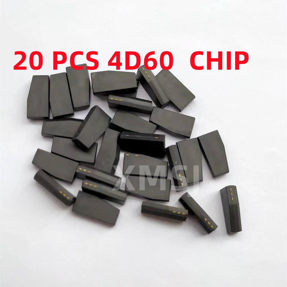 

20pcs black Chip 4D60 Blank Transponder Car Key Chip 4D6A 4D6B 4D61 4D60 for remote 4D60 80BITS Chip /lot