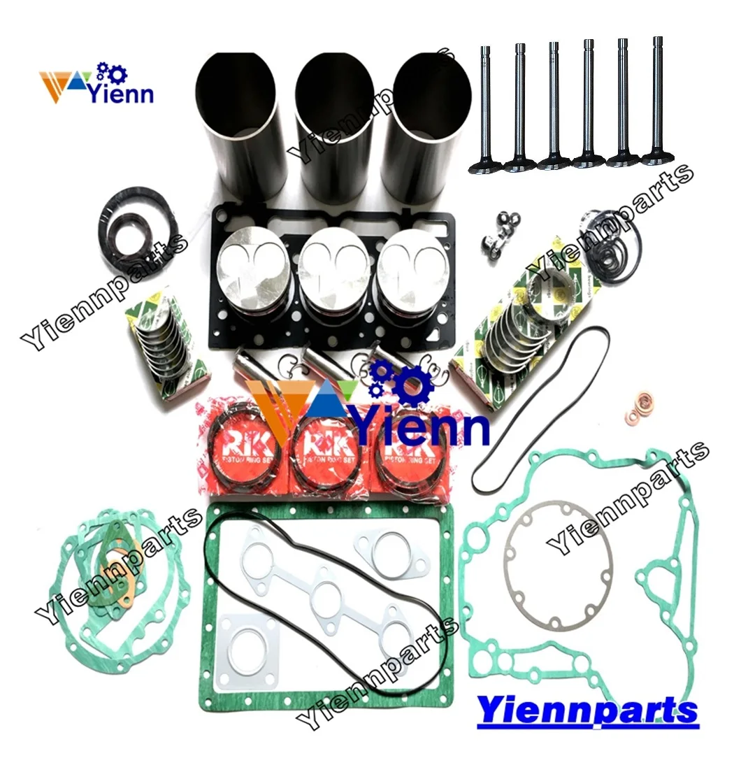 D1305 Overhaul Rebuild Kit For Kubota Engine Spare Parts R1-261 Mower F3080 Tractor B2650