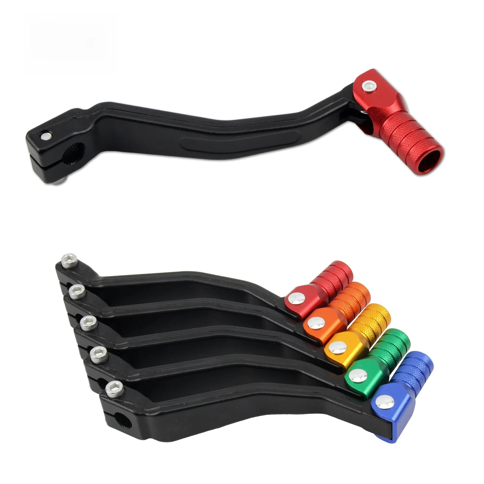 AliExpress PowerMotor Motocross Accessories Motorcycle Gear Shift Lever For KTM YAMAHA HONDA CRF300L CRF300 CNC Pit Dirt Bike Motorbike Gear Shifter