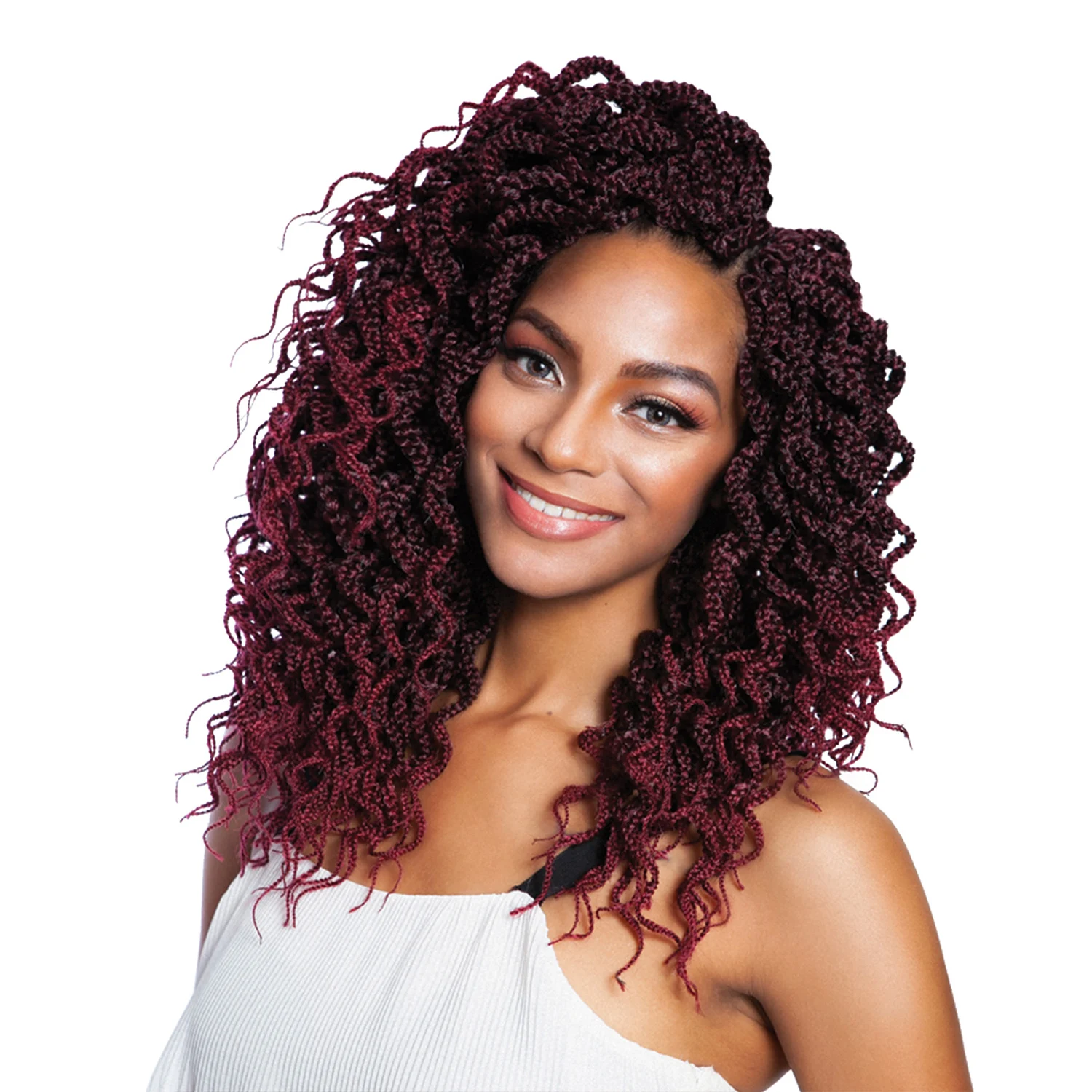 

Mane Concept Синтетические волосы Вязание крючком Косы 2X Wanda Box Braid 12 дюймов