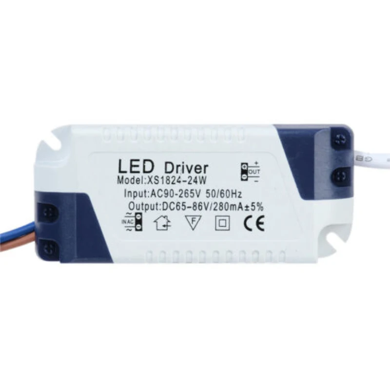 LED Driver 3W 4-7W 8-12W 13-18W 18-24W guscio di plastica sicuro LED Driver unità di alimentazione trasformatori di illuminazione adattatore per