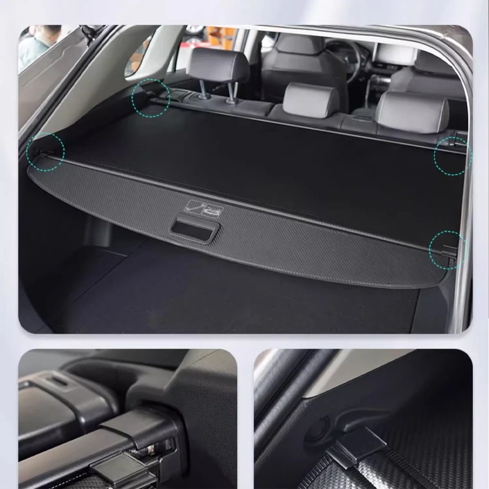 Car Trunk Cargo Cover Clip Support Rear Curtain Hook Up Replace Button Mat Auto Fastener Screw Pad Fasteners Part Accessories