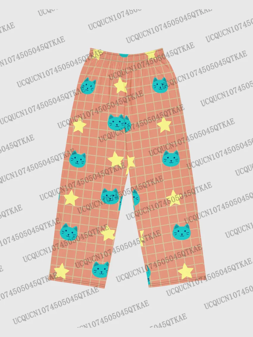 KPop شيطان الصيادين منامة 2025 KPop شيطان الصيادين الدب ثلاثية الأبعاد طباعة موضة عادية السراويل الطويلة لخريف طفل/الكبار بنطلون #3